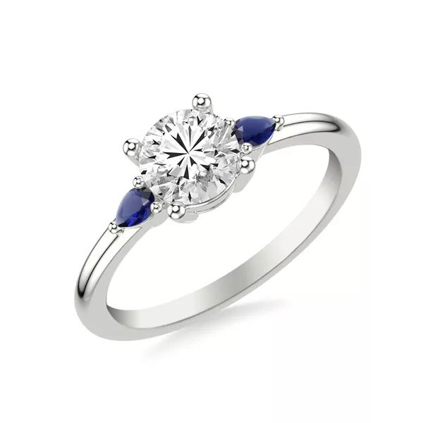Setting Zahra Sapphire Accent