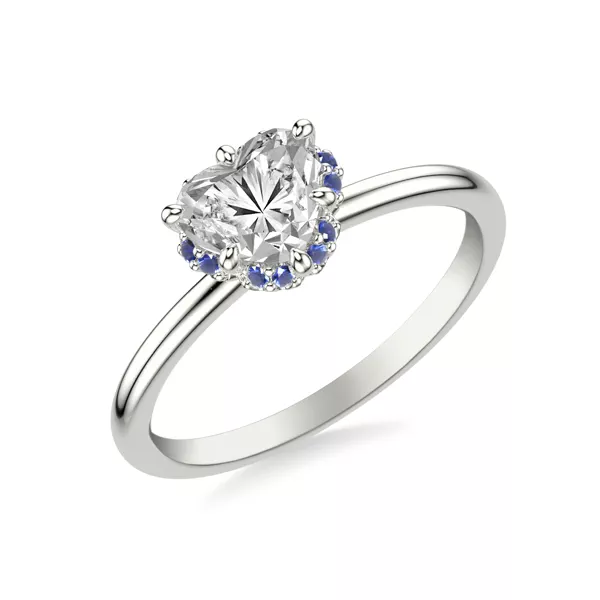 Setting Theodora Sapphire Halo