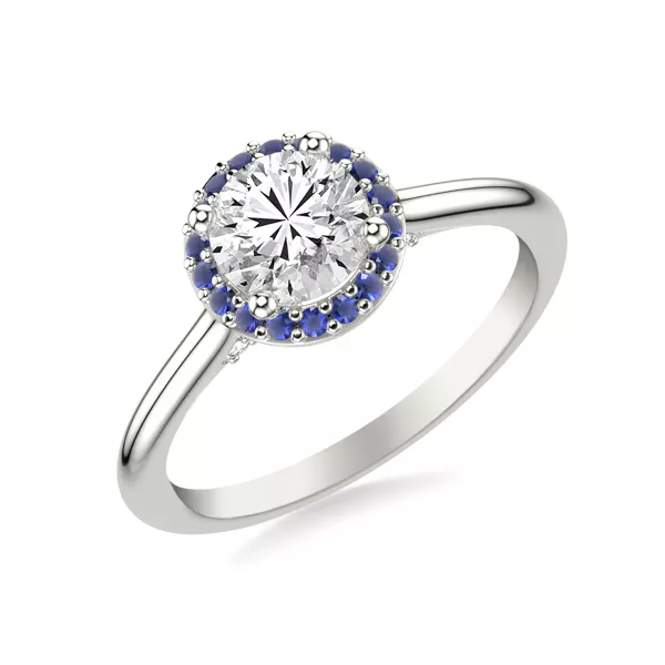Setting Royalty Sapphire Halo