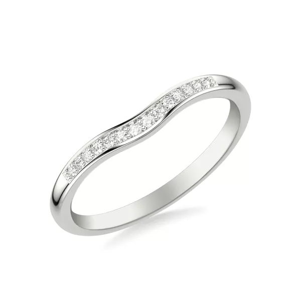 Zelda Contoured Diamond Band
