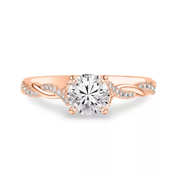 Kayleigh Lab Diamond Twist Engagement Ring