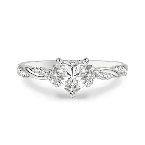 Kayleigh Lab Diamond Twist Engagement Ring