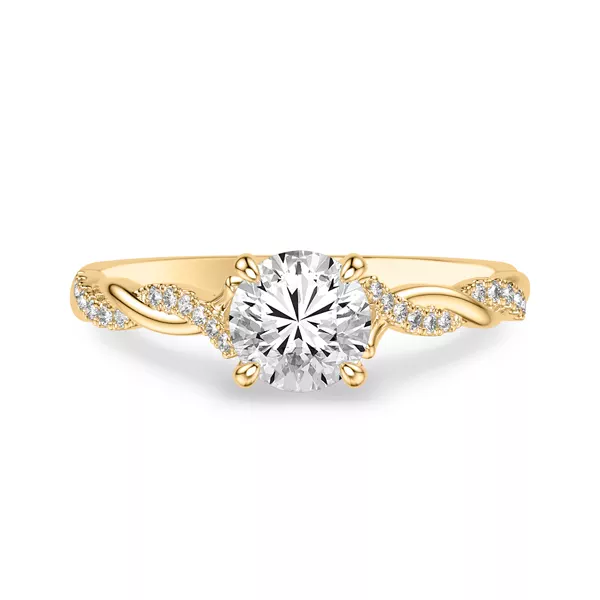 Kayleigh Lab Diamond Twist Engagement Ring