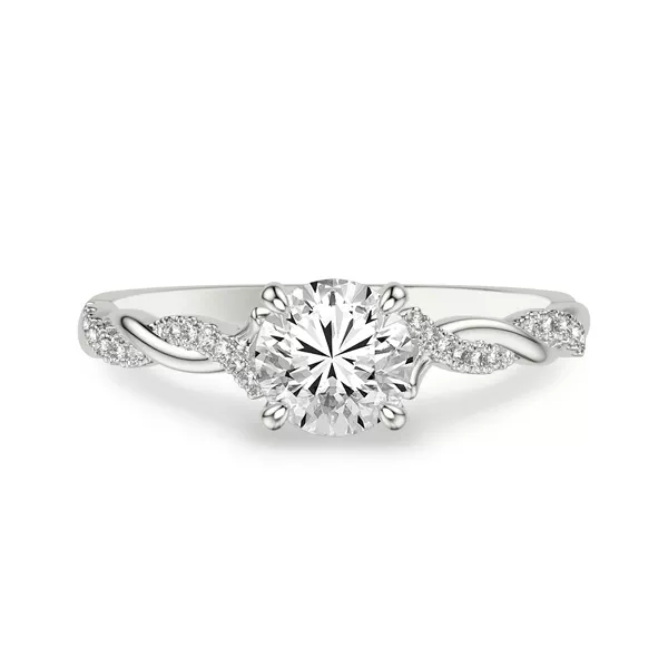 Kayleigh Lab Diamond Twist Engagement Ring
