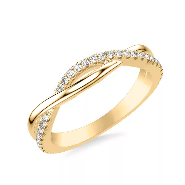 Lexie Contemporary Twist Diamond Band