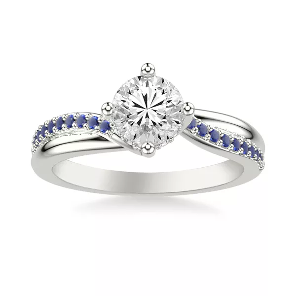Parker Sapphire Twist Engagement Ring