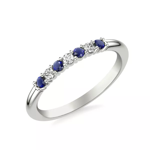 Harleigh Sapphire & Diamond Band
