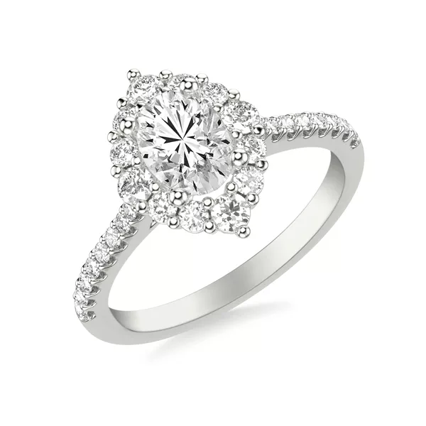 Maxine Halo Engagement Ring