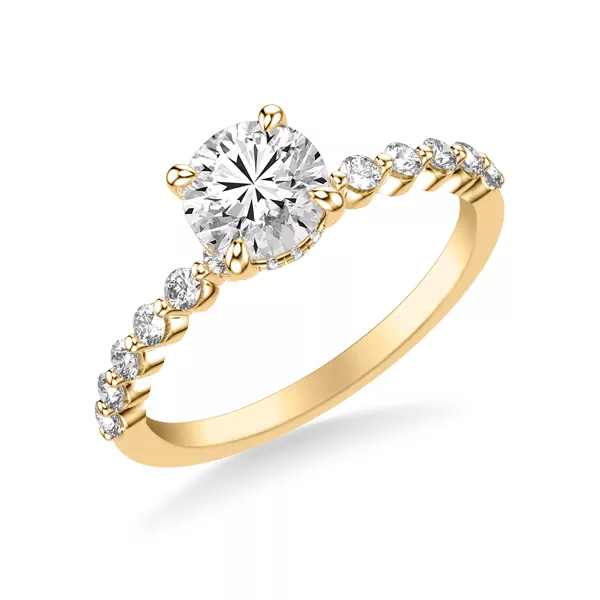 Bliss Shared Prong Diamond Engagement Ring