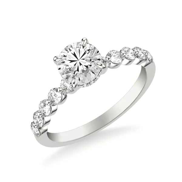 Bliss Grand Shared Prong Diamond Engagement Ring