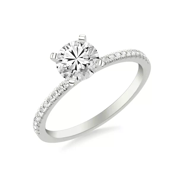 Callista Pavé Diamond Engagement Ring