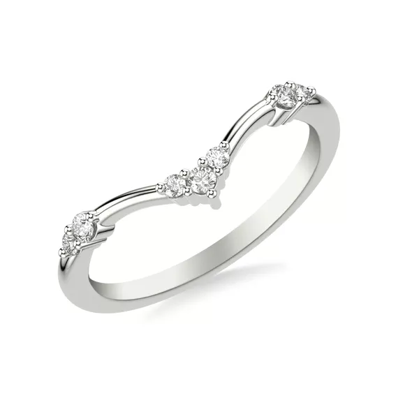 Dove Diamond Wedding Band
