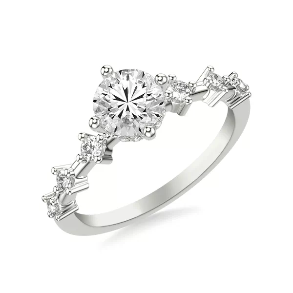 Chantal Hidden Halo Engagement Ring