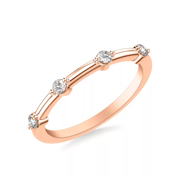 Daria Classic Diamond Wedding Band