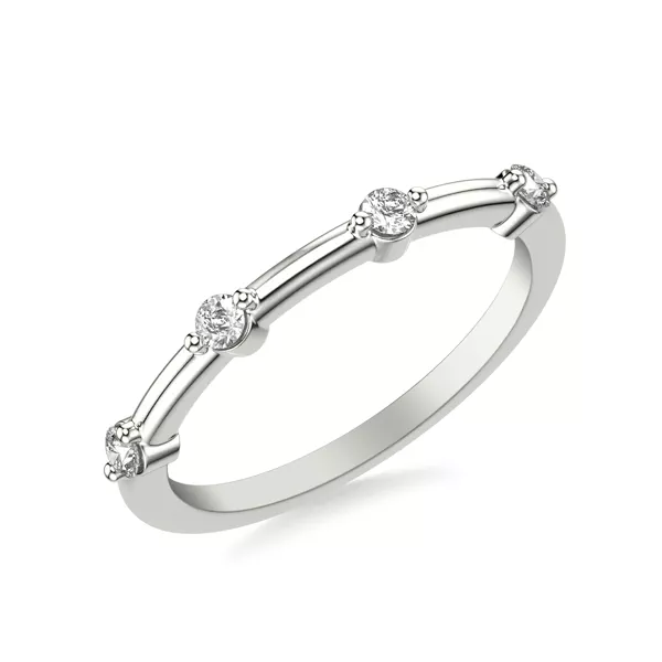 Daria Classic Diamond Wedding Band