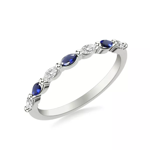 Ophelia Sapphire Accent Band