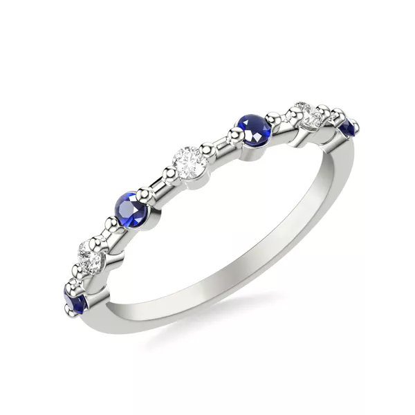 Zina Sapphire Accent Band