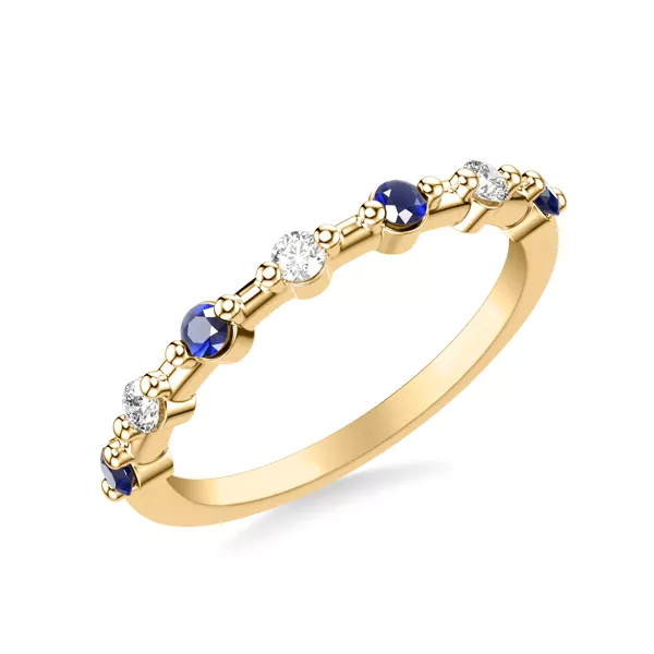 Zina Sapphire Accent Band