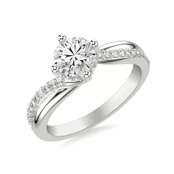 Celine Diamond Twist Engagement ring