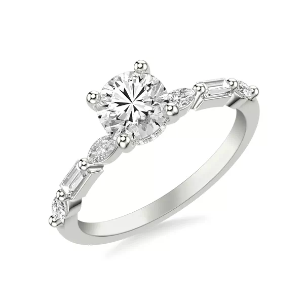Lavinia Hidden Halo Engagement Ring