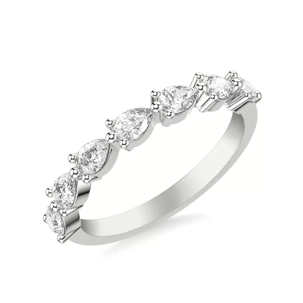 Georgina Seven-Stone Pear Diamond Band