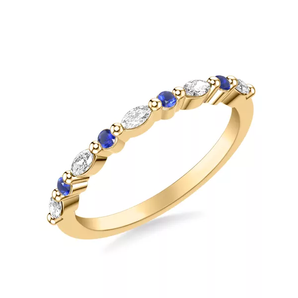 Alanna Sapphire Accent Band