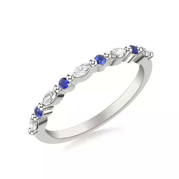 Alanna Sapphire Accent Band
