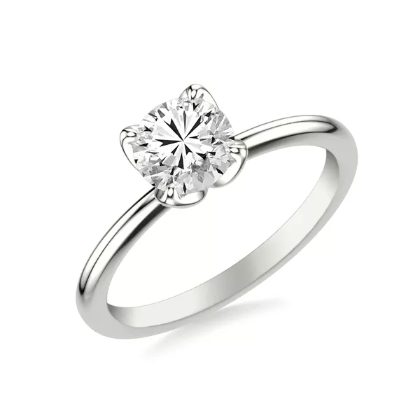 Maryrose Petal Shaped Solitaire Engagement Ring