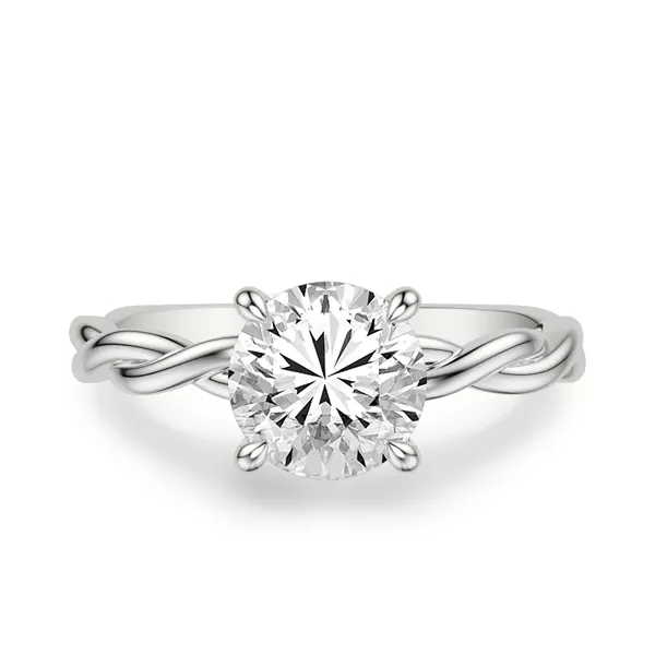 Whitely Twist Solitaire Engagement Ring