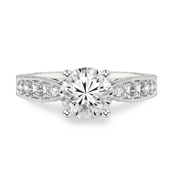 Kensie Grand Engraved Pavé Lab Ring