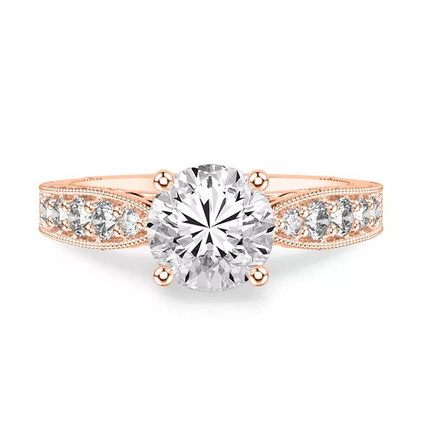 Kensie Grand Engraved Pavé Ring