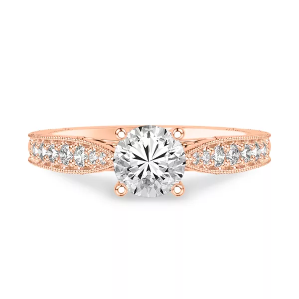 Kensie Hand-Engraved Engagement Ring