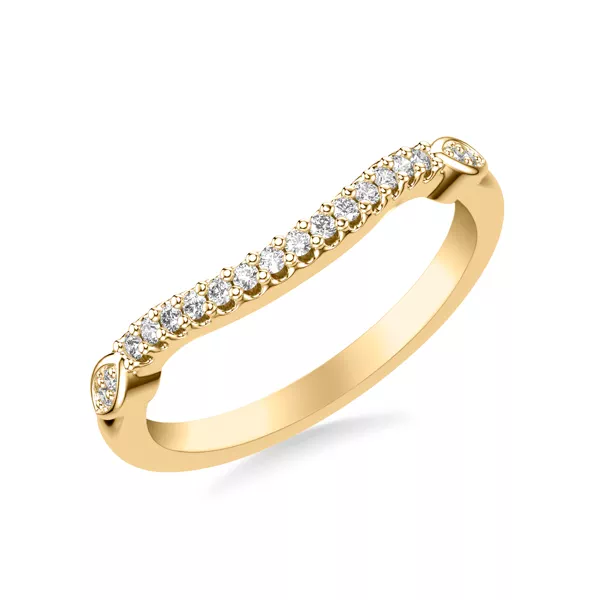 Dolly Diamond Wedding Band