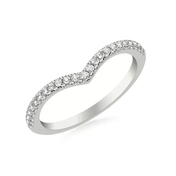 Mia Pavé Diamond Chevron Band