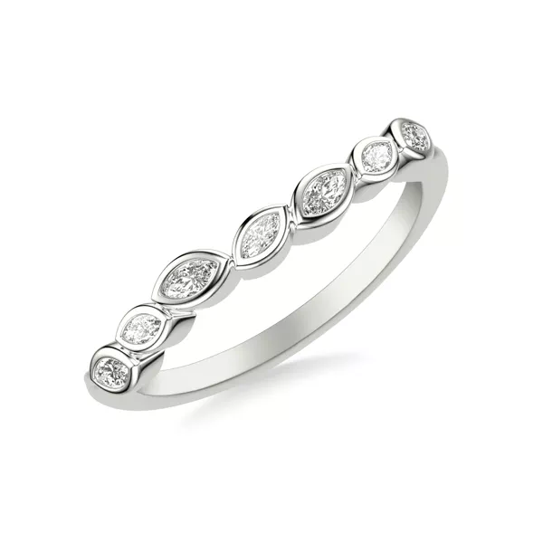 Marisa Angled Marquise Bezel Band