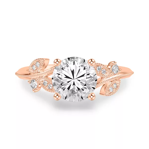 Florant Primrose Hidden Halo Engagement Ring