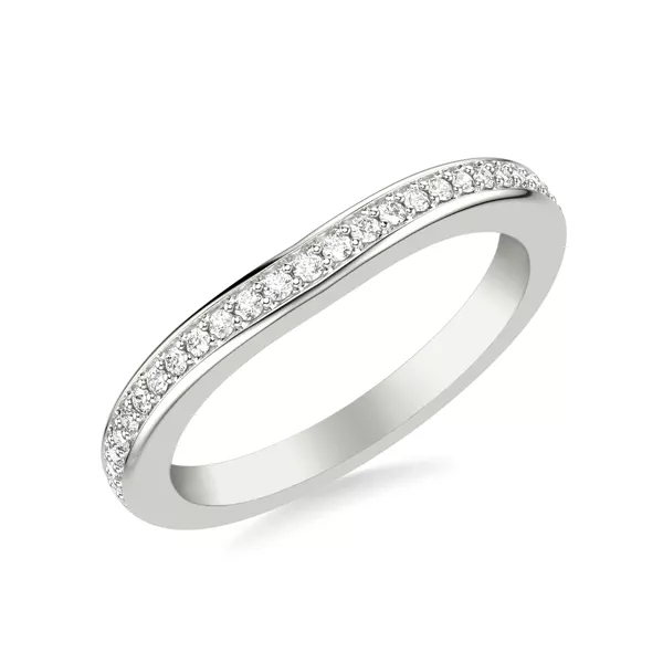 Colette Contoured Pave Band