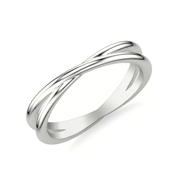 High-Polished Crossover Band
