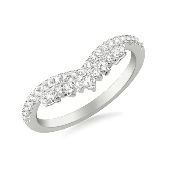 Tiara Diamond Curved Band