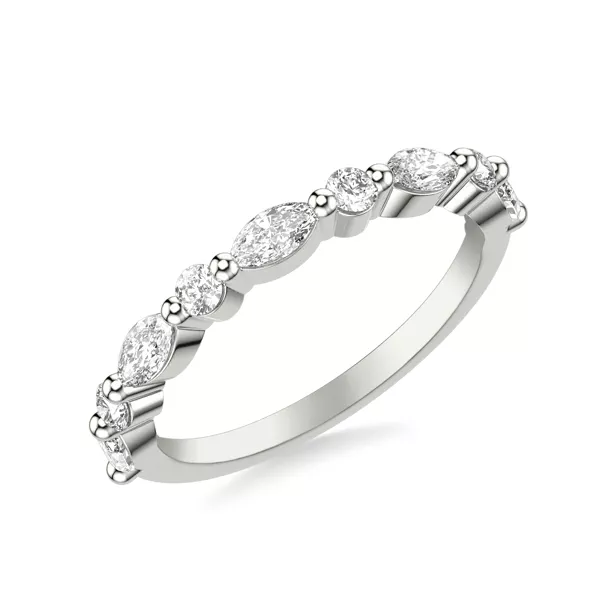 Deluxe Round and Marquise Diamond Band (3/4 ct. tw.)