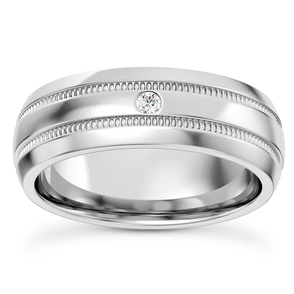 Crux Diamond Band (7mm)