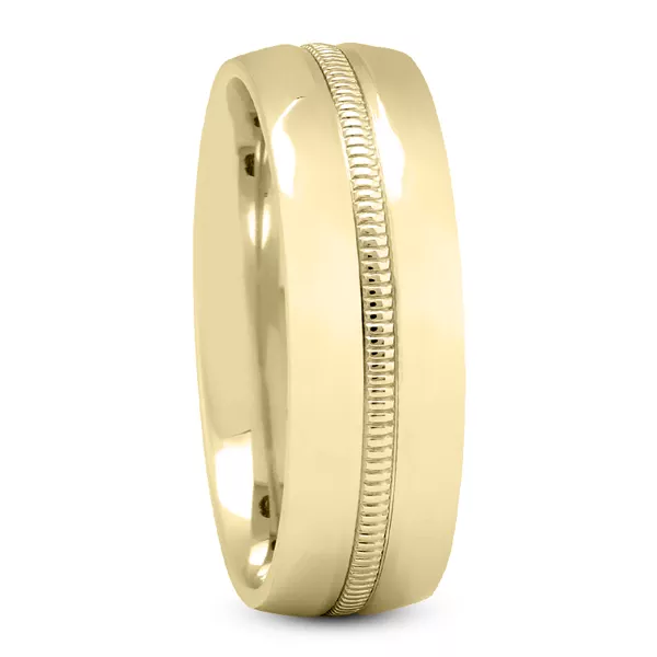 Gina Milgrain band (7mm)