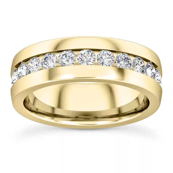 Ara Grande Men's Lab Eternity Wedding Band