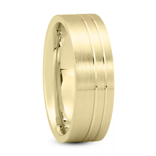Ike Diamond Carved band (7mm)