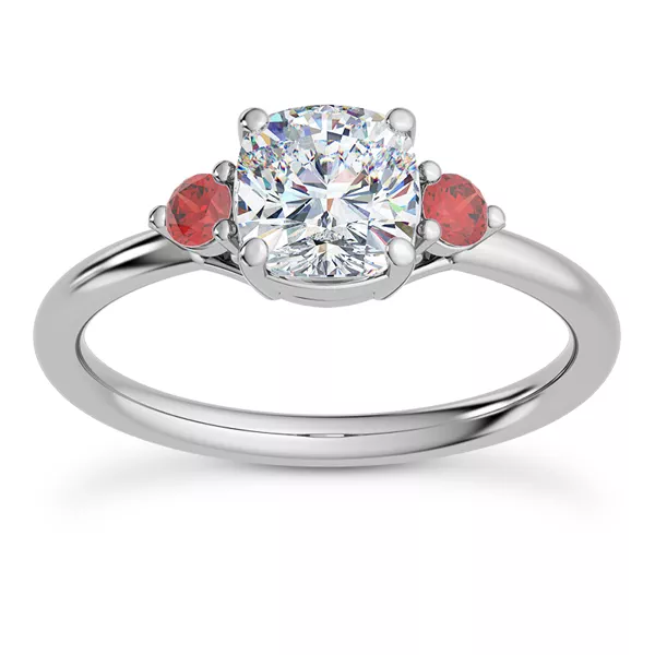 Setting Mavrica Ruby Three-Stone