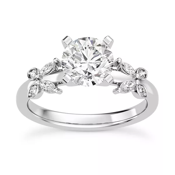 Butterfly Engagement Ring