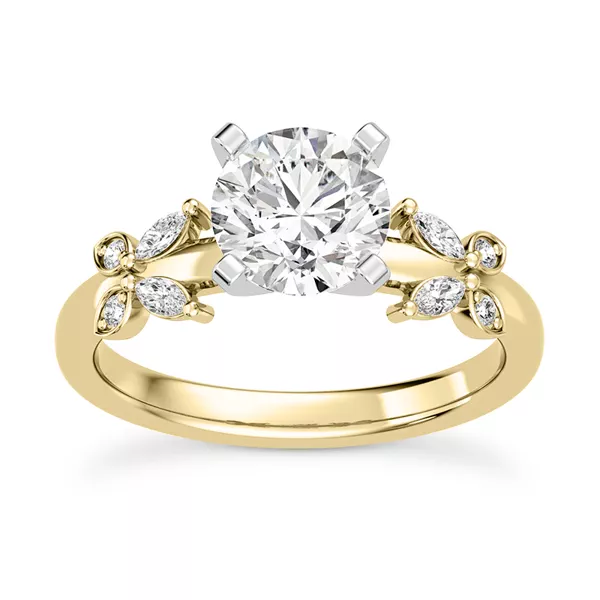 Butterfly Engagement Ring