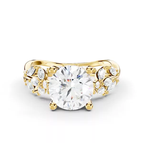 Butterfly And Bee Vine Twist Ring