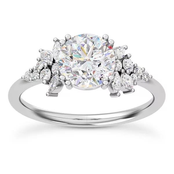 Setting Calla Graduated Mixed-Shape Diamond