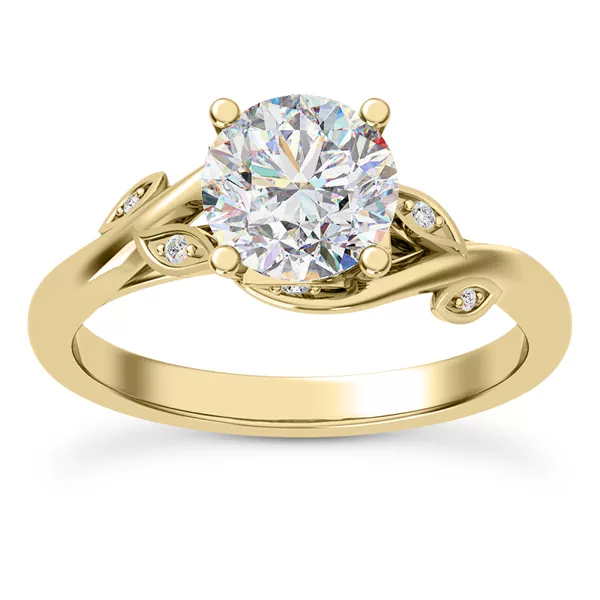 Mona Pavé Vine Engagement Ring